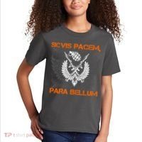 Si Vis Pacem Para Bellum Peace War Kids T-Shirt thumb 2