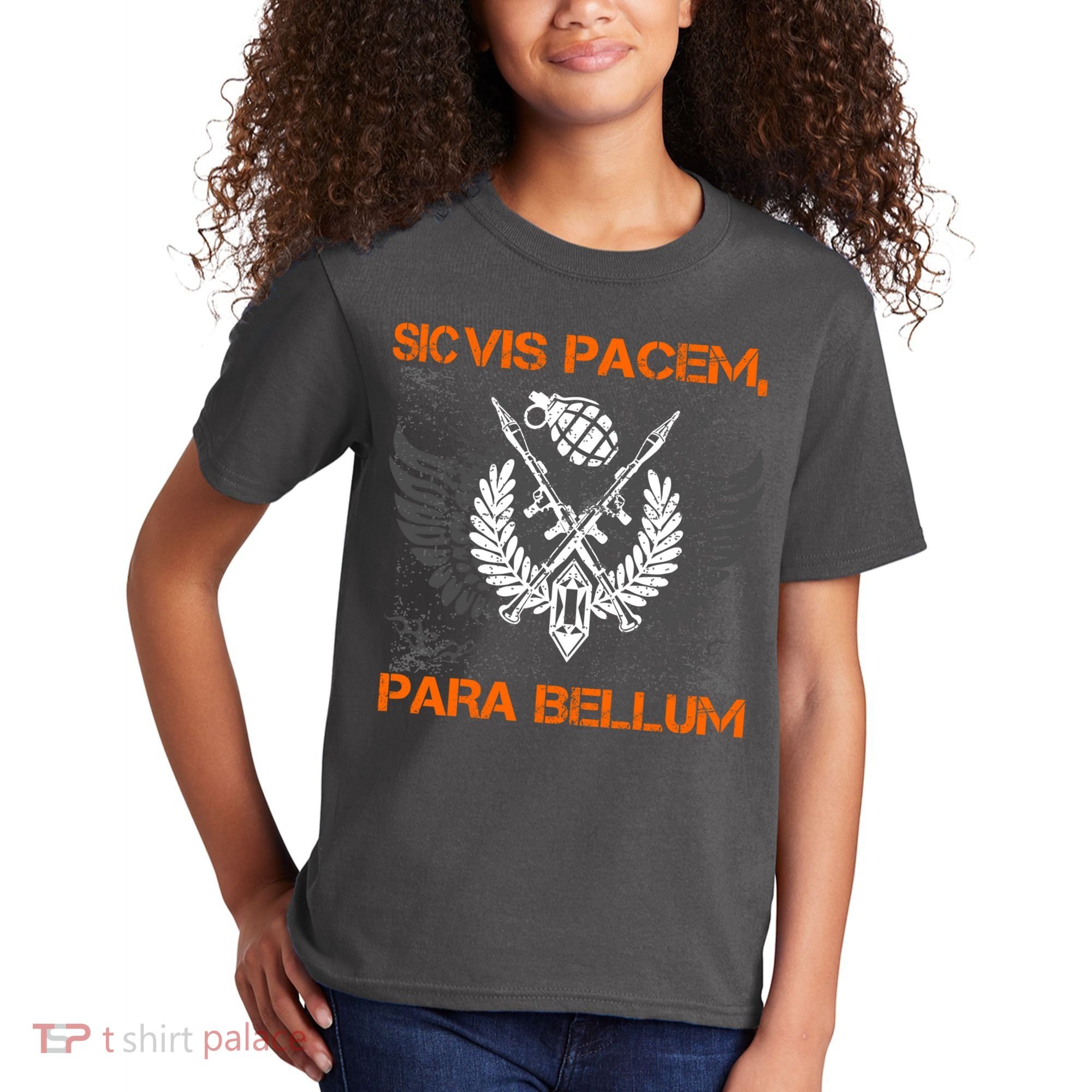 Si Vis Pacem Para Bellum Peace War Kids T-Shirt