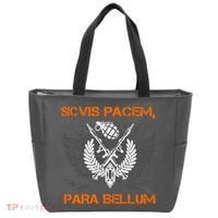 Si Vis Pacem Para Bellum Peace War Tote Bag thumb 0