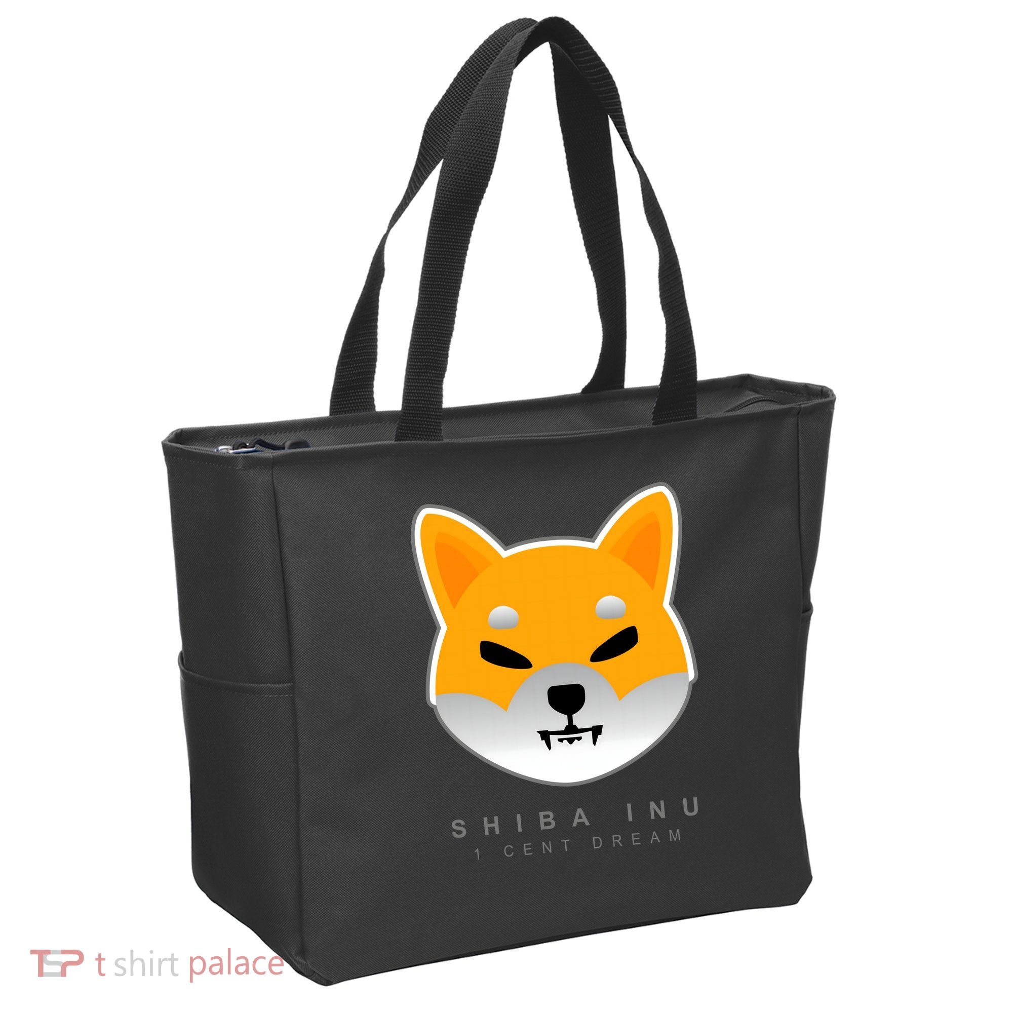Shiba Inu 1 Cent Dream Crypto Trading Tote Bag