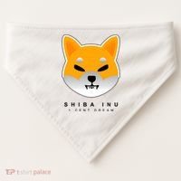 Shiba Inu 1 Cent Dream Crypto Trading USA-Made Doggie Bandana thumb 0