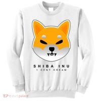Shiba Inu 1 Cent Dream Crypto Trading Sweatshirt thumb 0