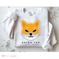 Shiba Inu 1 Cent Dream Crypto Trading Sweatshirt thumb 2