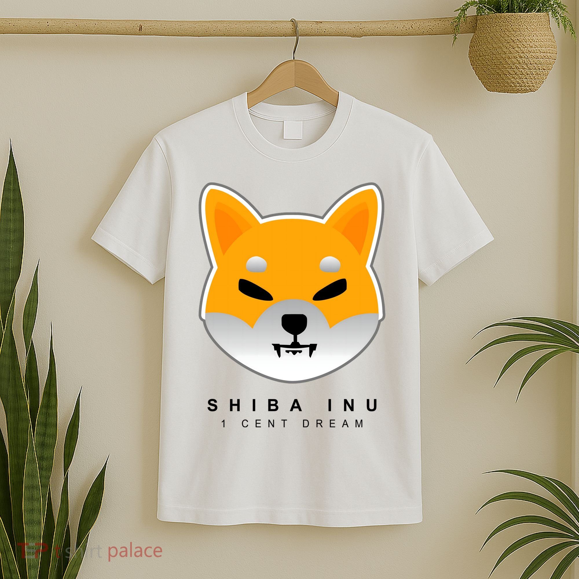 Shiba Inu 1 Cent Dream Crypto Trading T-Shirt