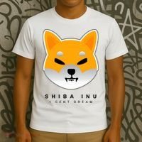 Shiba Inu 1 Cent Dream Crypto Trading T-Shirt thumb 3