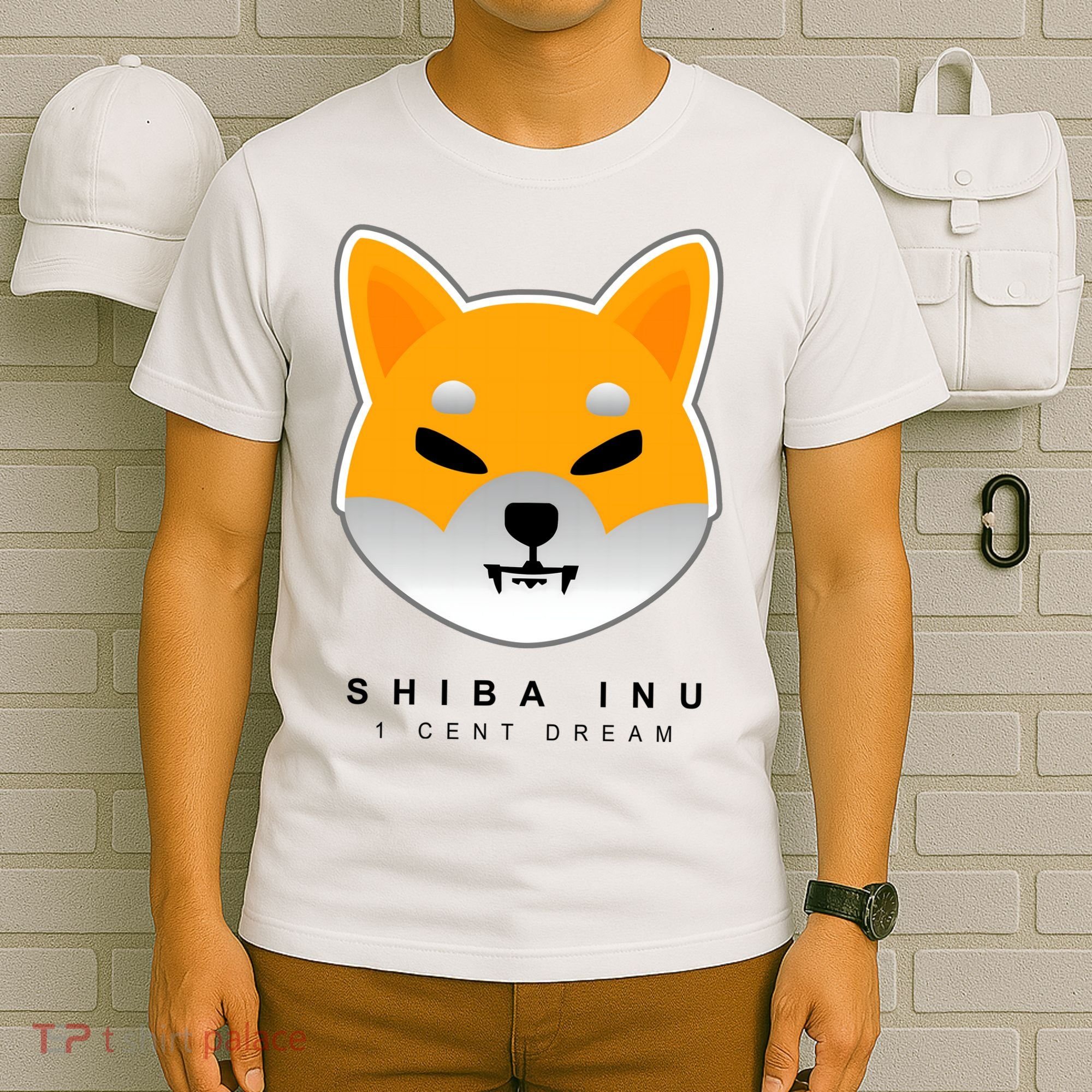 Shiba Inu 1 Cent Dream Crypto Trading T-Shirt