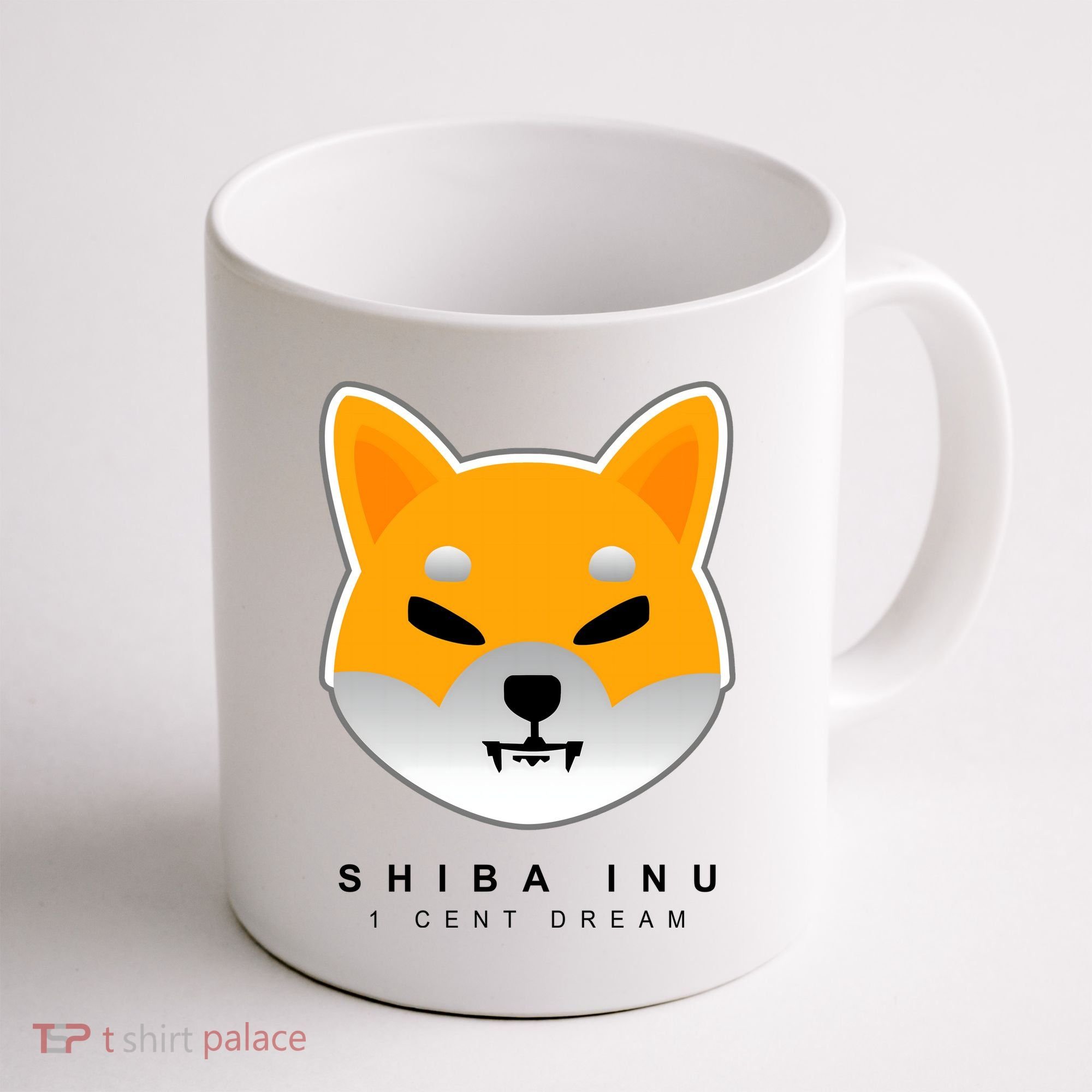 Shiba Inu 1 Cent Dream Crypto Trading Coffee Mug