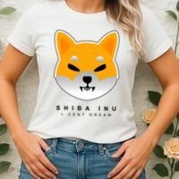 Shiba Inu 1 Cent Dream Crypto Trading Women's T-Shirt thumb 2