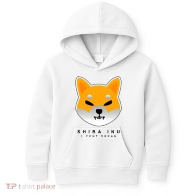 Shiba Inu 1 Cent Dream Crypto Trading Kids Hoodie