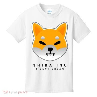 Shiba Inu 1 Cent Dream Crypto Trading Kids T-Shirt