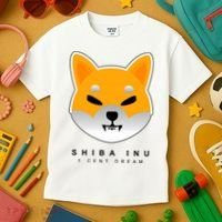Shiba Inu 1 Cent Dream Crypto Trading Kids T-Shirt thumb 3
