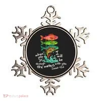 Sardines Isaiah 43:2 Scripture Faith Based Beach Fish Bible Verse Ornament thumb 0