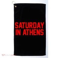 Saturday In Athens Football Cool Gift Golf Towel thumb 0