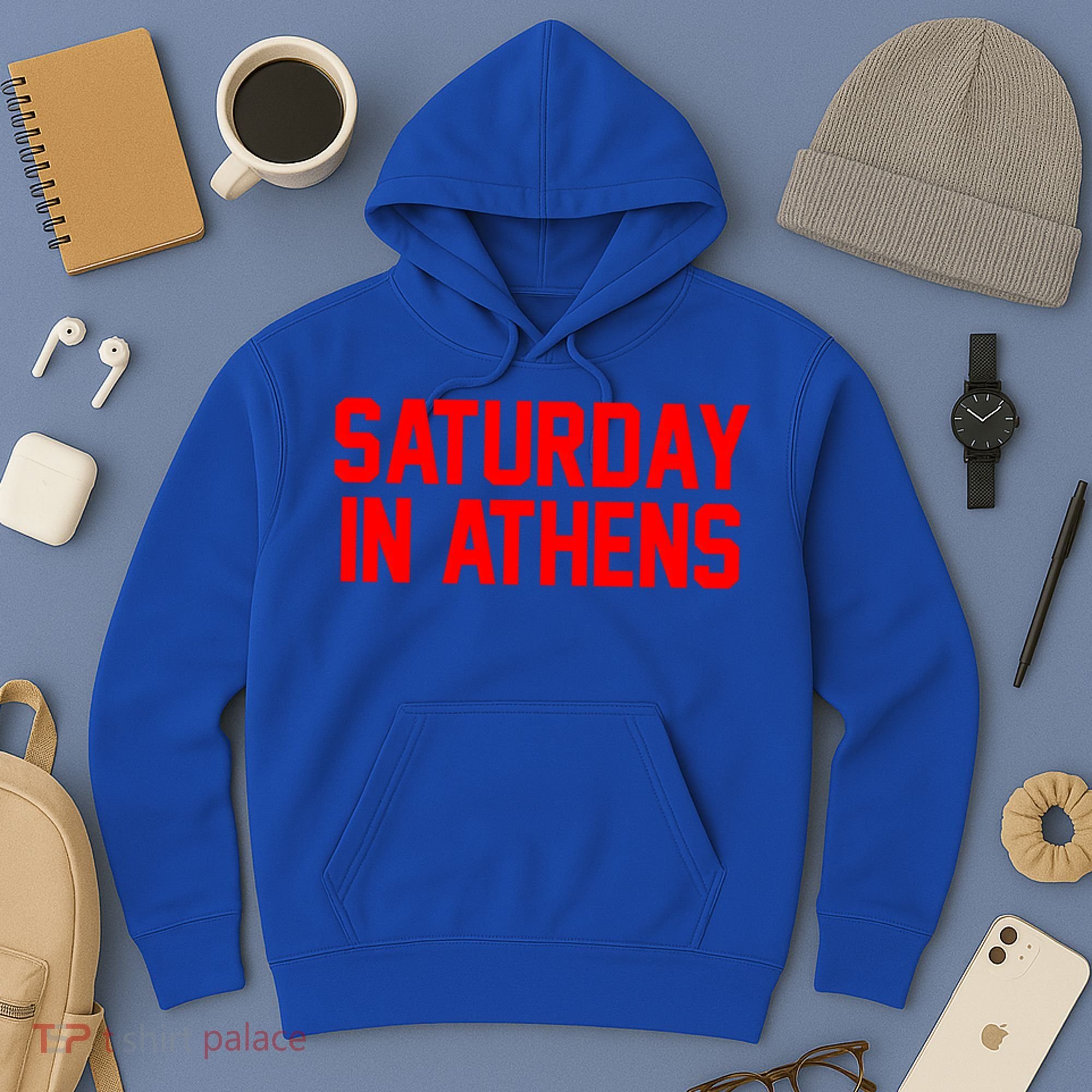 Saturday In Athens Football Cool Gift Hoodie