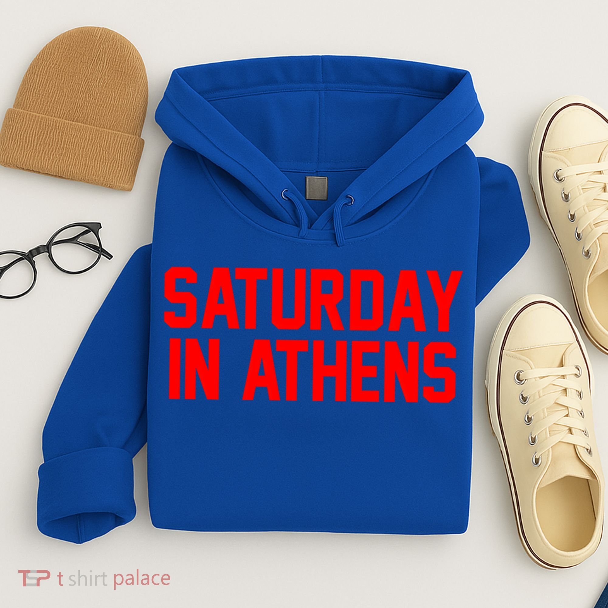 Saturday In Athens Football Cool Gift Hoodie