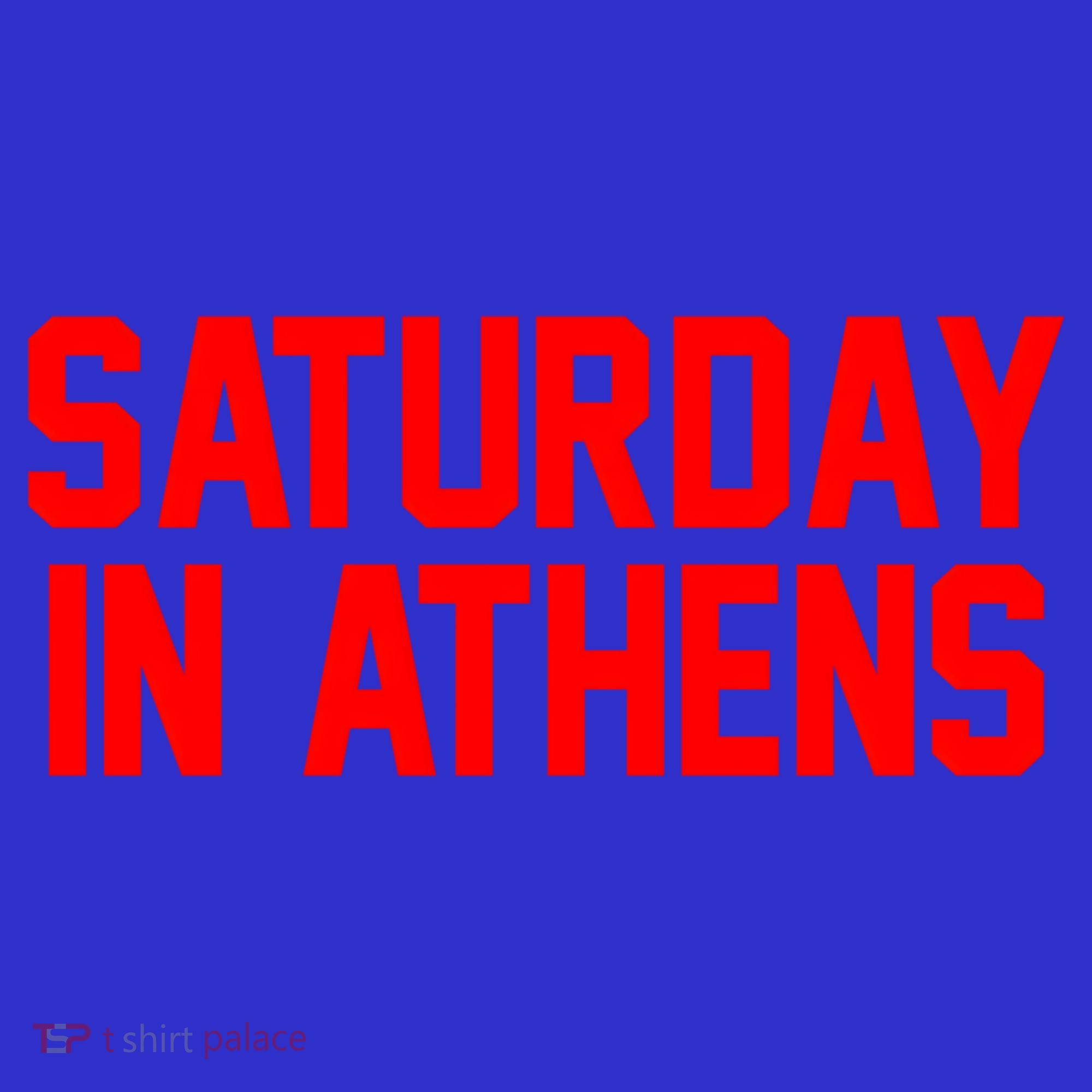 Saturday In Athens Football Cool Gift Women's Tank Top