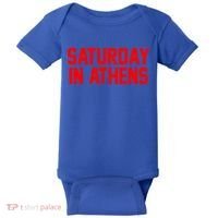Saturday In Athens Football Cool Gift Baby Bodysuit thumb 0