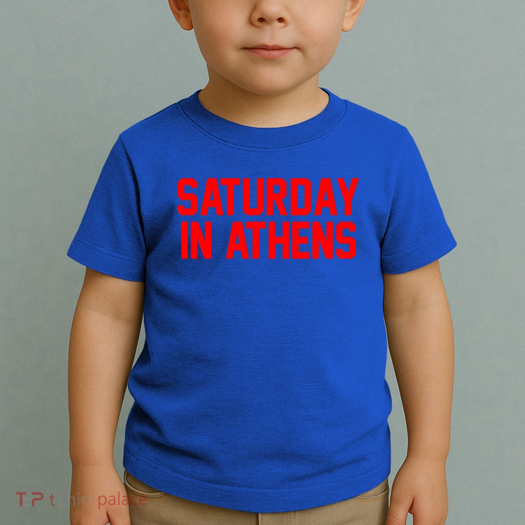 Saturday In Athens Football Cool Gift Toddler T-Shirt