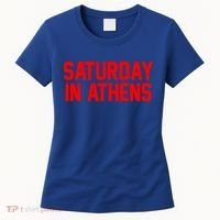 Saturday In Athens Football Cool Gift Women's T-Shirt thumb 0