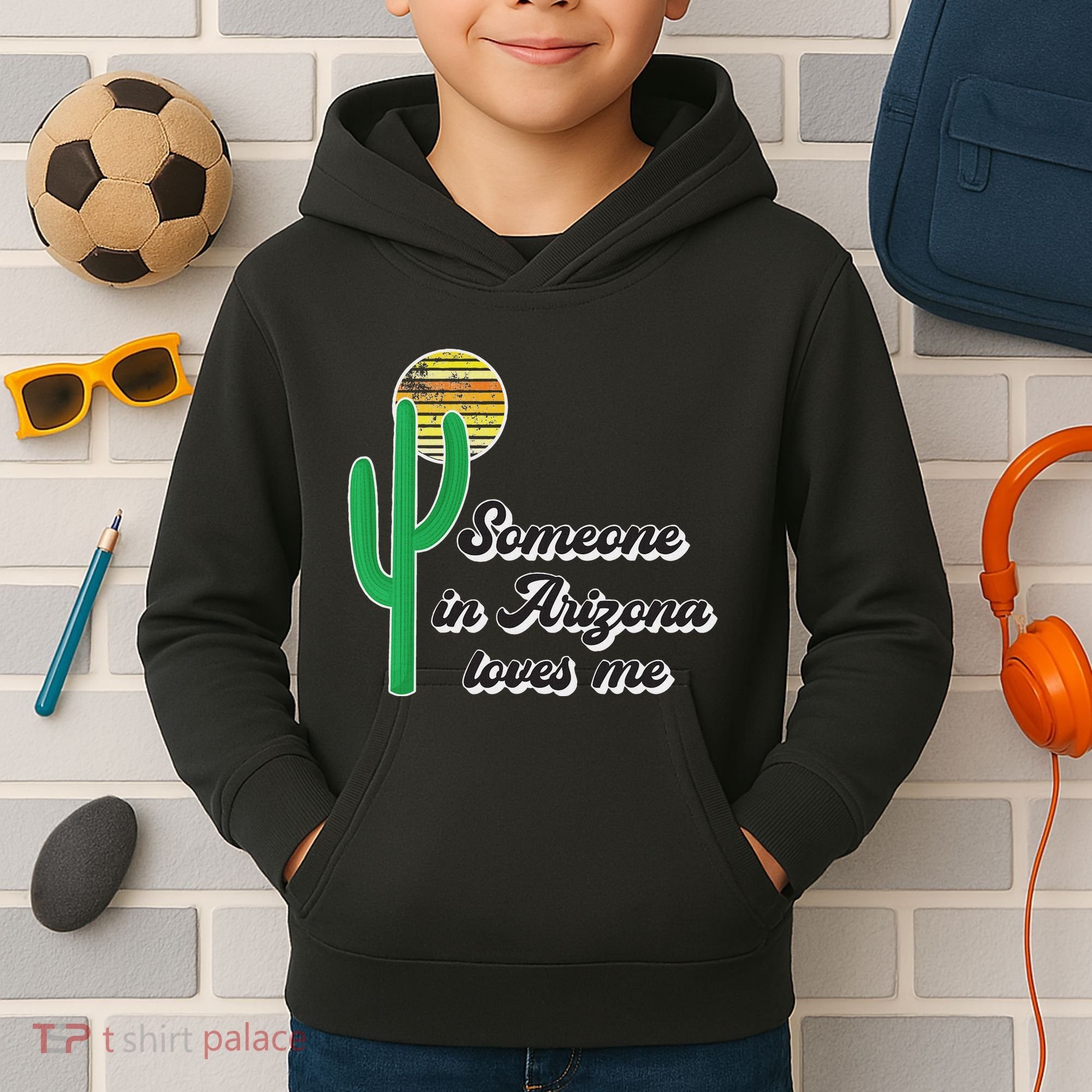 Someone In Arizona Loves Me Kids Hoodie