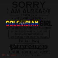 Sorry IM Already Taken By A Freaking Awesome Colombian Women's Tank Top thumb 5