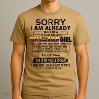 Sorry IM Already Taken By A Freaking Awesome Colombian T-Shirt thumb 3