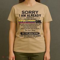 Sorry IM Already Taken By A Freaking Awesome Colombian T-Shirt thumb 4