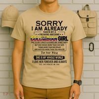 Sorry IM Already Taken By A Freaking Awesome Colombian T-Shirt thumb 6