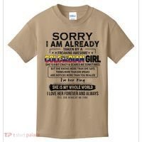 Sorry IM Already Taken By A Freaking Awesome Colombian Kids T-Shirt thumb 0