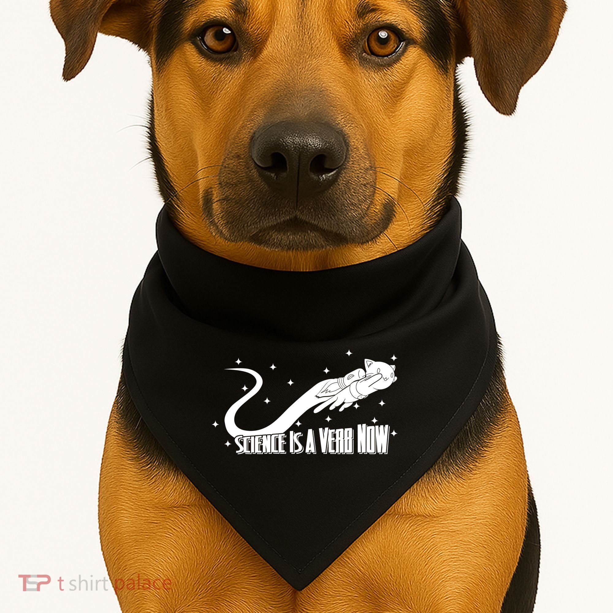 Science Is A Verb Now USA-Made Doggie Bandana