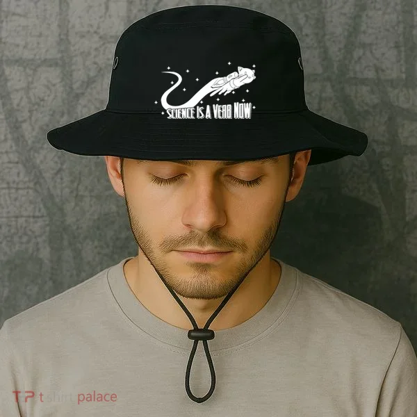 Science Is A Verb Now Bucket Hat