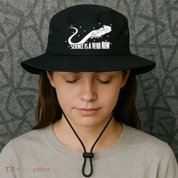 Science Is A Verb Now Bucket Hat