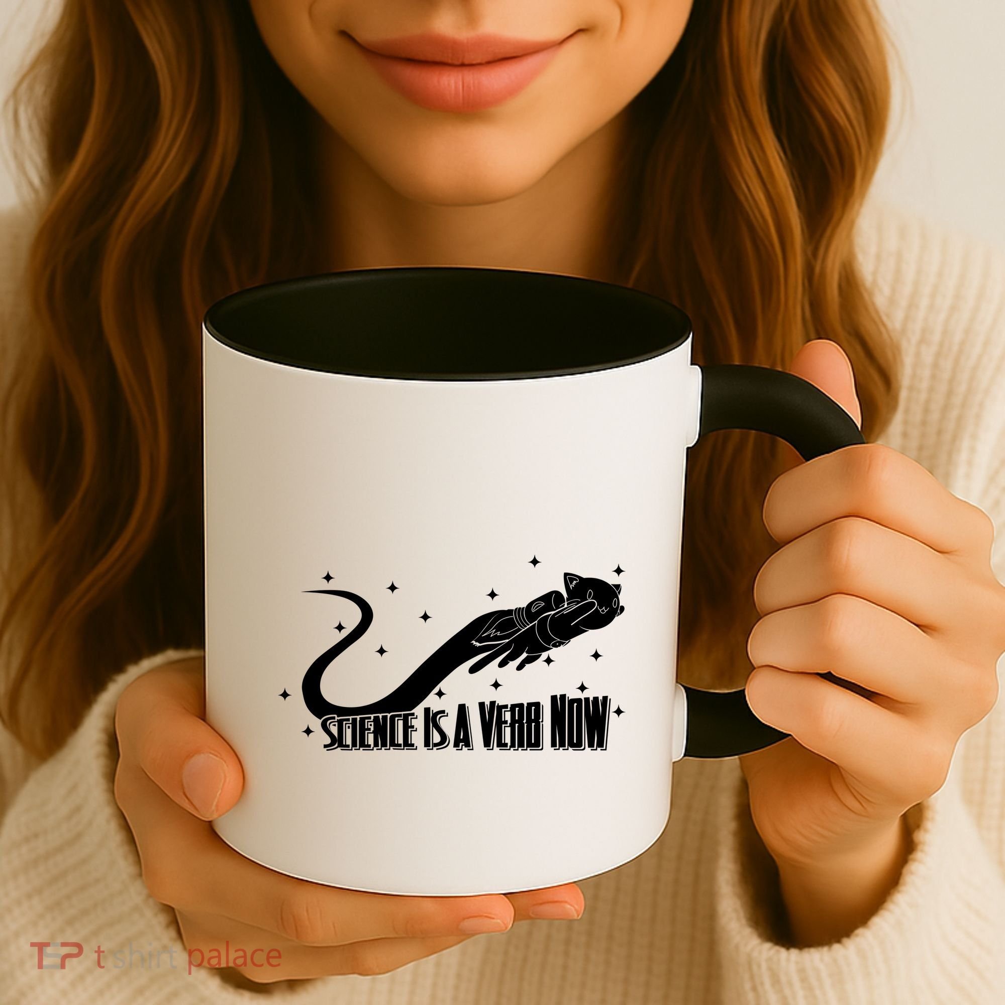 Science Is A Verb Now Coffee Mug