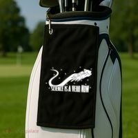 Science Is A Verb Now Golf Towel thumb 2