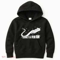 Science Is A Verb Now Kids Hoodie thumb 0