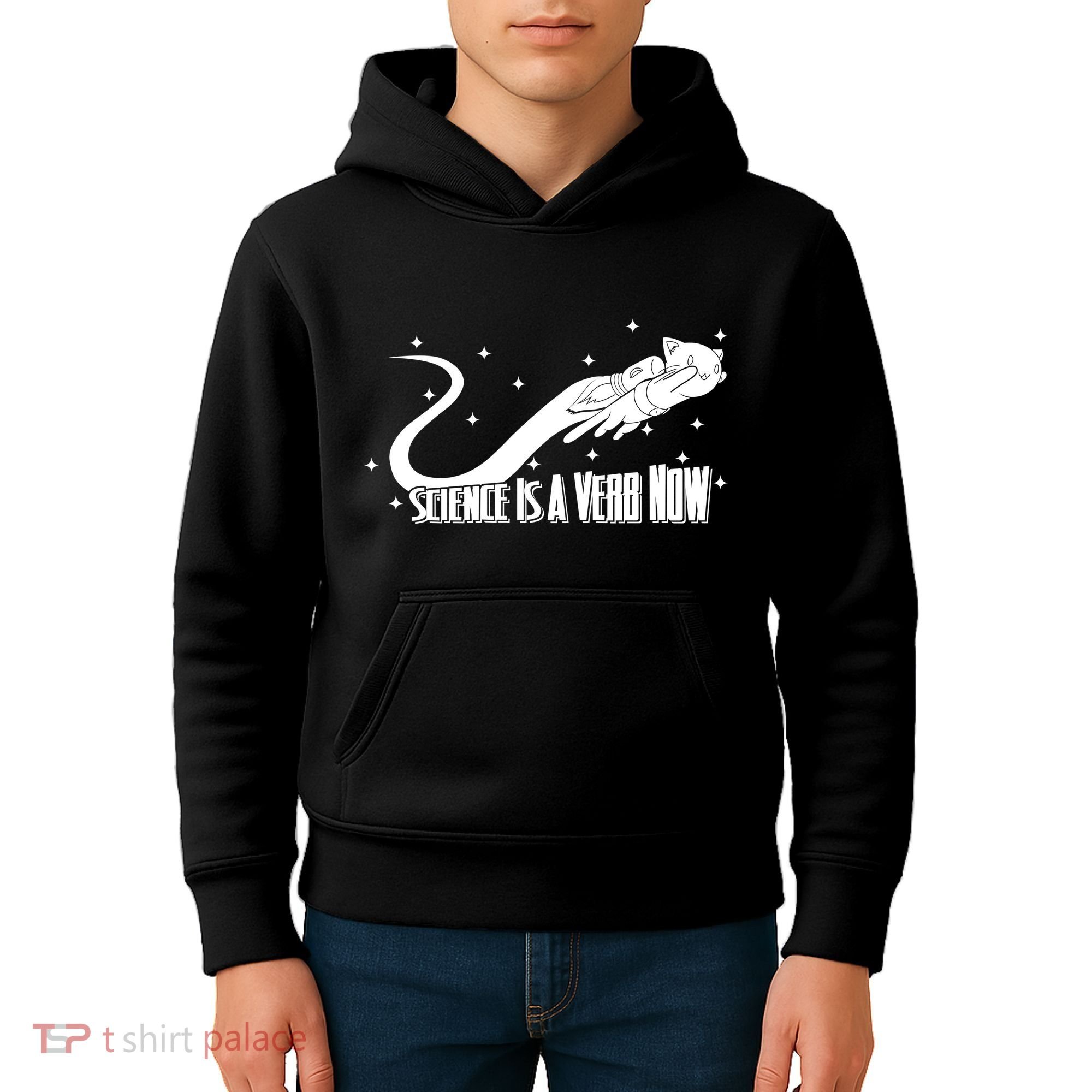 Science Is A Verb Now Kids Hoodie