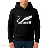 Science Is A Verb Now Kids Hoodie thumb 4