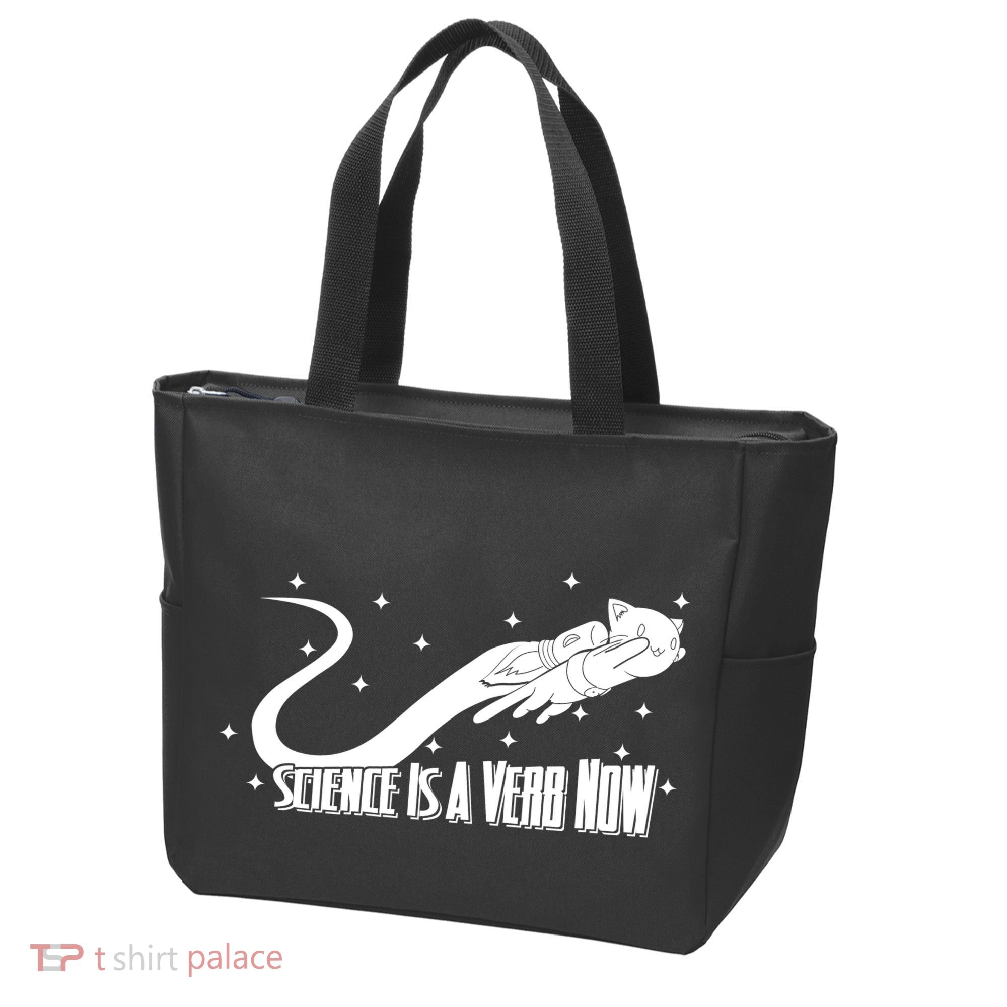 Science Is A Verb Now Tote Bag