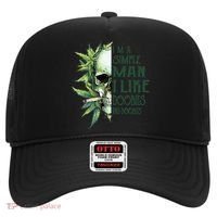 Skull I’M A Simple Man I Like Doobies And Boobies Hat thumb 0