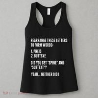 Sexual Innuendo Adult Humor Offensive Dirty Pun Gag Gift Women's Tank Top thumb 3