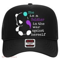 She Is A Soldier Semicolon Gift Suicide Prevention Awareness Gift Hat thumb 0