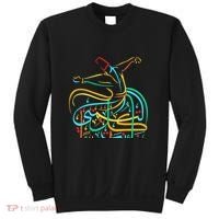 Sufism Islamic Arabic Calligraphy Art Sufi Whirling Sweatshirt thumb 0