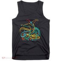 Sufism Islamic Arabic Calligraphy Art Sufi Whirling Tank Top thumb 0