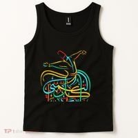 Sufism Islamic Arabic Calligraphy Art Sufi Whirling Tank Top thumb 2