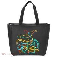 Sufism Islamic Arabic Calligraphy Art Sufi Whirling Tote Bag thumb 0