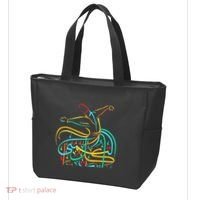 Sufism Islamic Arabic Calligraphy Art Sufi Whirling Tote Bag thumb 3