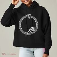 Sisyphus In An Ouroboros Snake Ladies Heavyweight Boxy Pullover Hoodie thumb 0