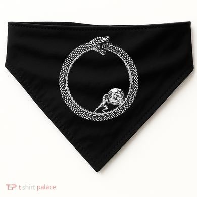 Sisyphus In An Ouroboros Snake USA-Made Doggie Bandana