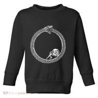 Sisyphus In An Ouroboros Snake Toddler Sweatshirt thumb 0