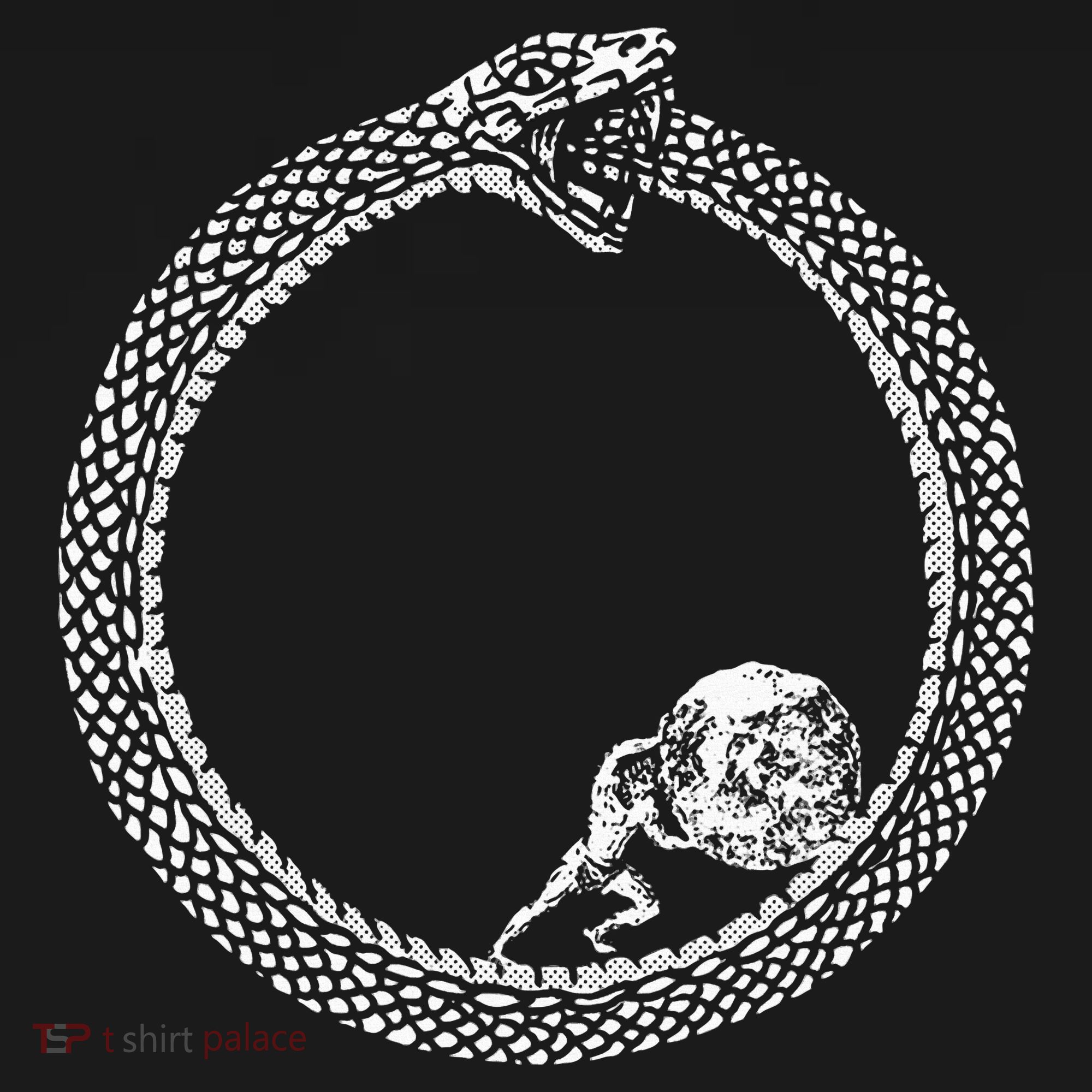 Sisyphus In An Ouroboros Snake Visor
